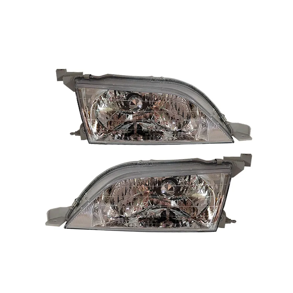 A Pair  Car Headlights Crystal Headlights For Toyota VISTA SV40 SV41 1996 to 2000