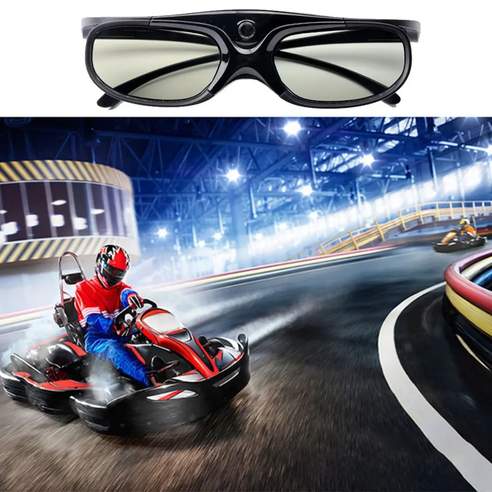 1PC Universal 3D Glasses For Xgimi Z3/Z4/Z6/H2 Nuts G1/P2 Active Shutter 96-144HZ Rechargeable BenQ Acer And DLP LINK Projector