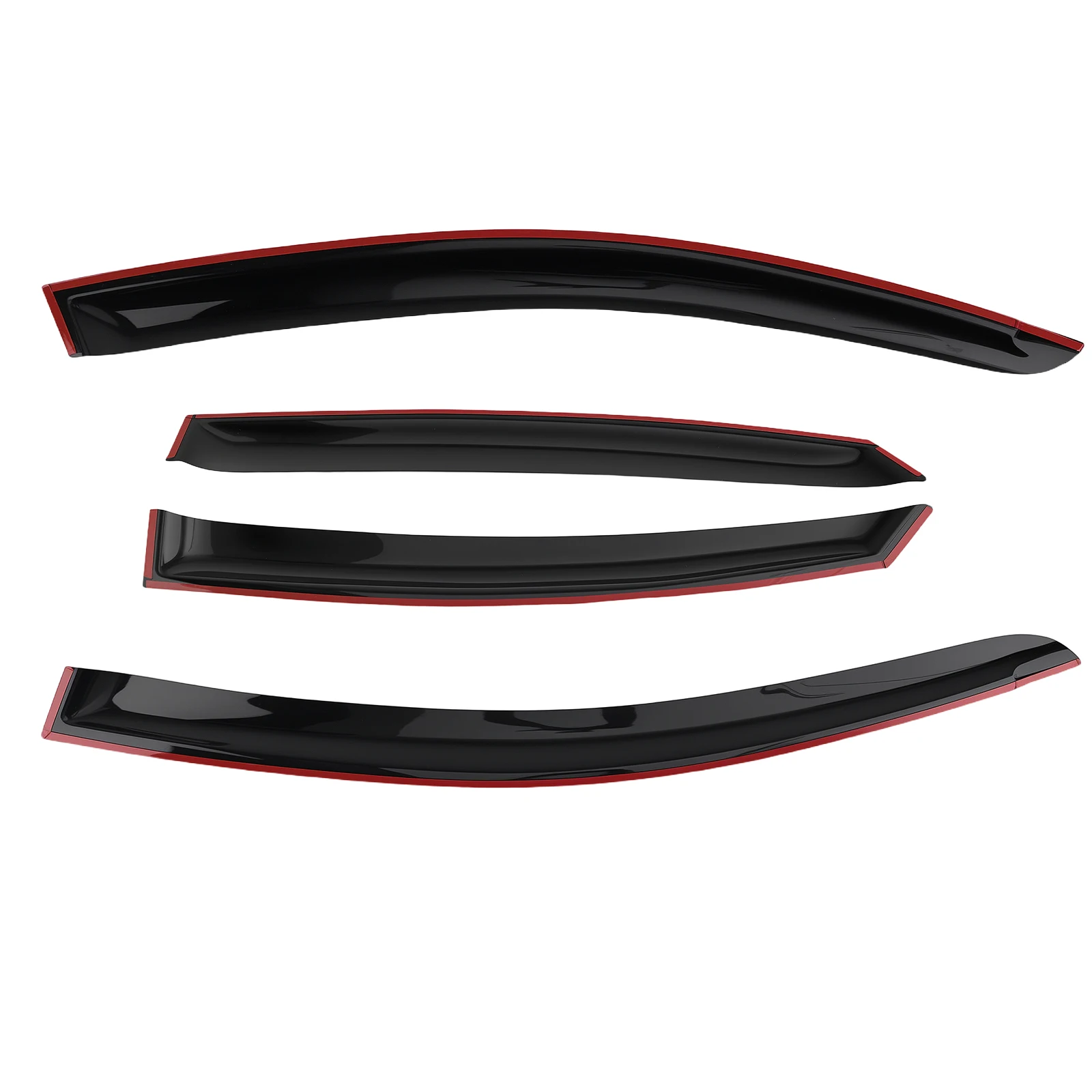 

Комплект из 4 дефлекторов окон (ветровиков) для Hyundai Accent Sedan 2018-2022, черный