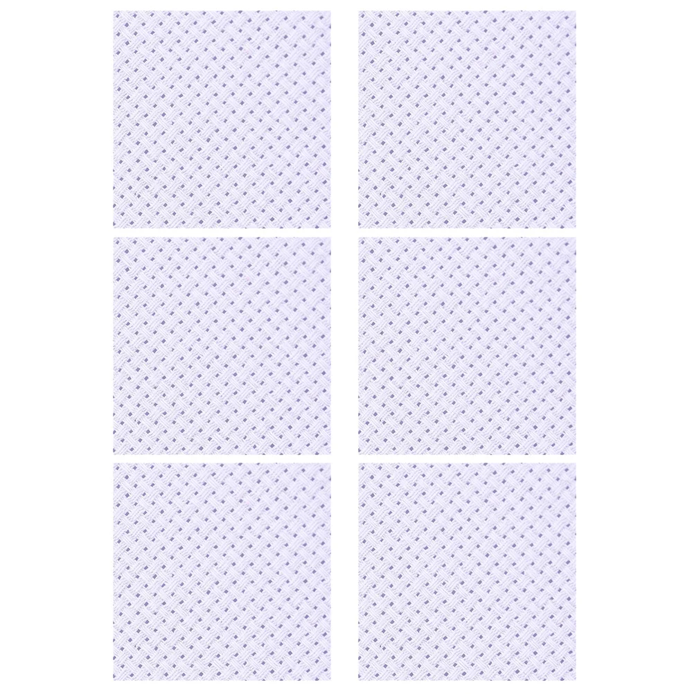 

6Pcs Cross-Stitch Cloth Cotton Material Plain Fabric for Embroidery DIY Handmade Needlework 30x30cm 50x50cm Cloth