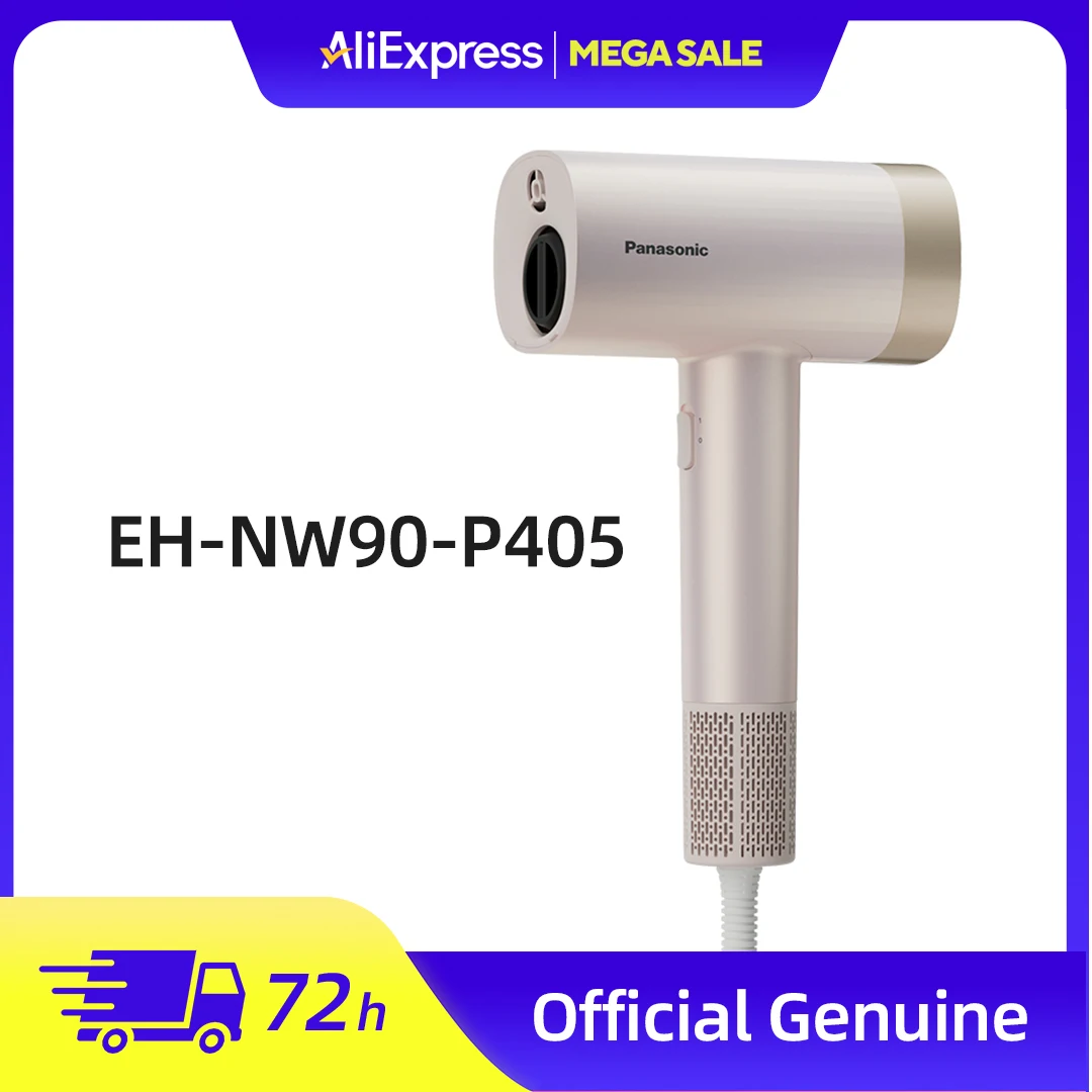 

Высокоскоростной Фен Panasonic nanoe technology 1200 Вт, 3 скорости, 4 температуры, низкий уровень шума, Легкий домашний фен для волос