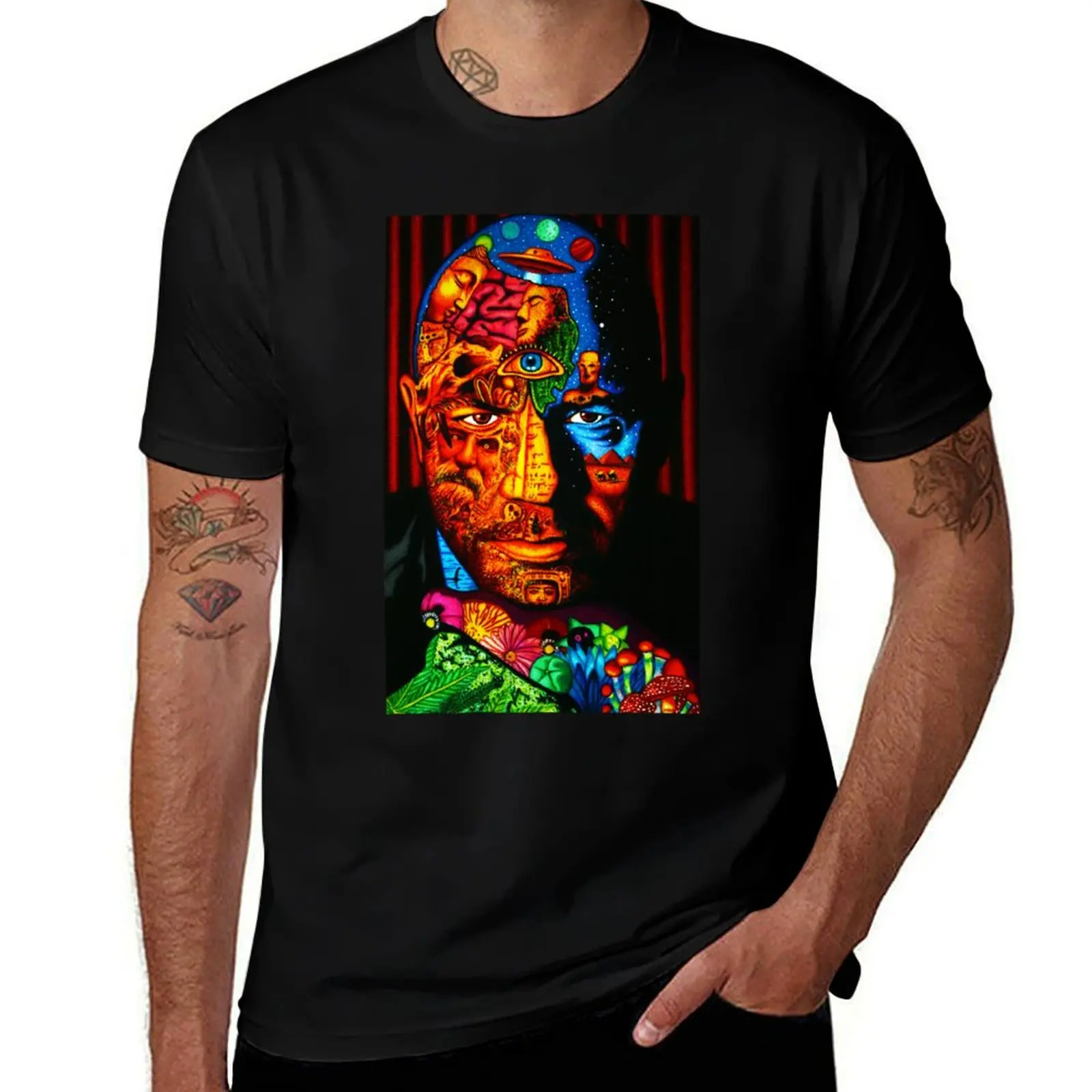 Joe Rogan Reaching Out from the Kali Yuga T-Shirt Big Size Short Sleeve Tee for Men T-Shirt