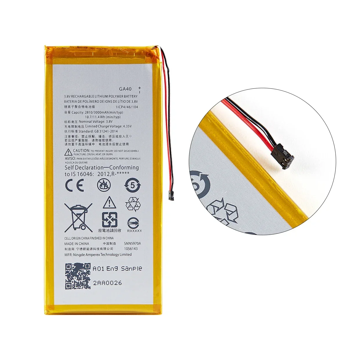 100% Original GA40 3000mAh Battery For Motorola Moto G4 /G4 Plus XT1625 XT1622 XT1644 XT1643 Mobile phone Batteries