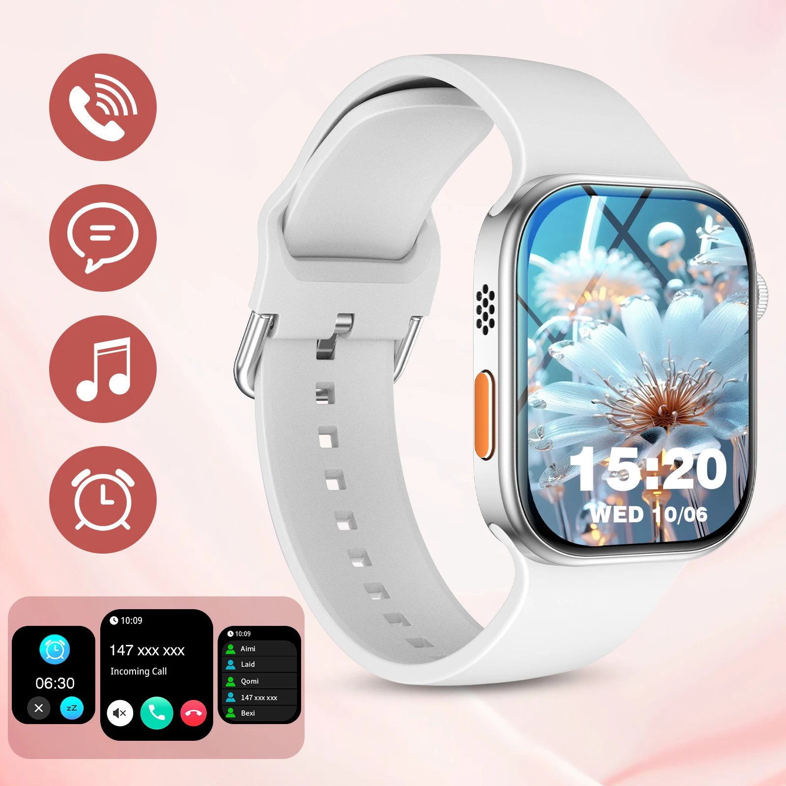 Unisex Children's Smart Watch - HD Call Answer Music Player Sedentary Alert Photo Storage Custom Wallpapers Holiday Gift