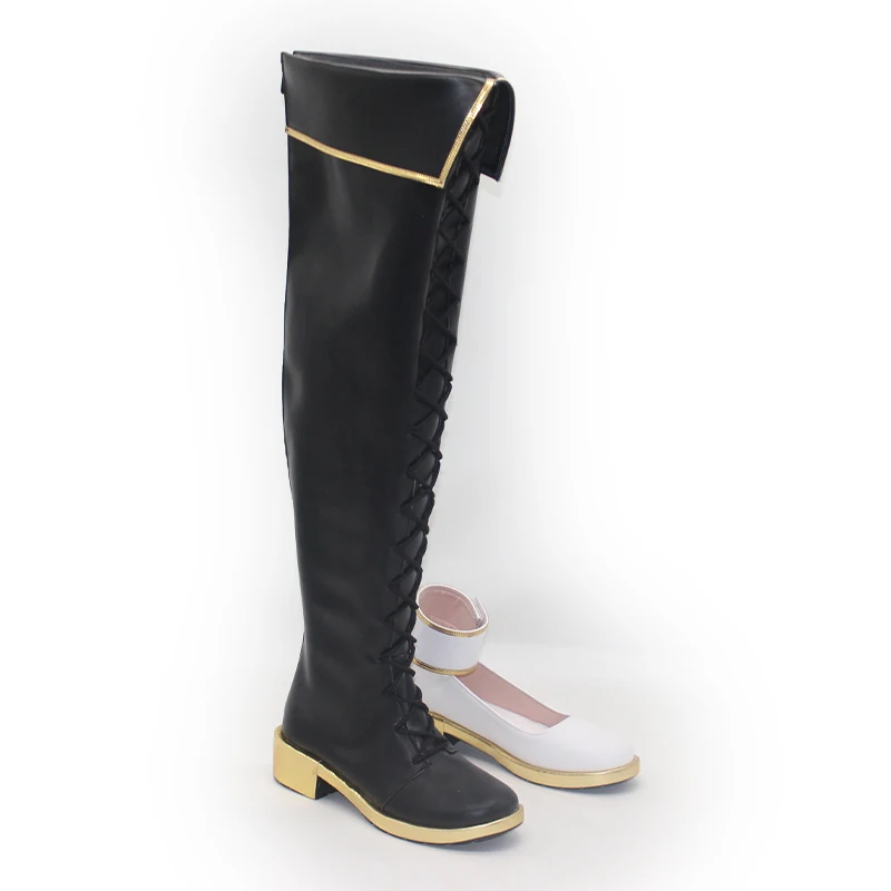 アニメ ラブライブ！ 虹ヶ咲学園アイドル同好会 高崎ゆう コスプレ靴 ブーツ 悪魔と天使の靴 女性パーティー