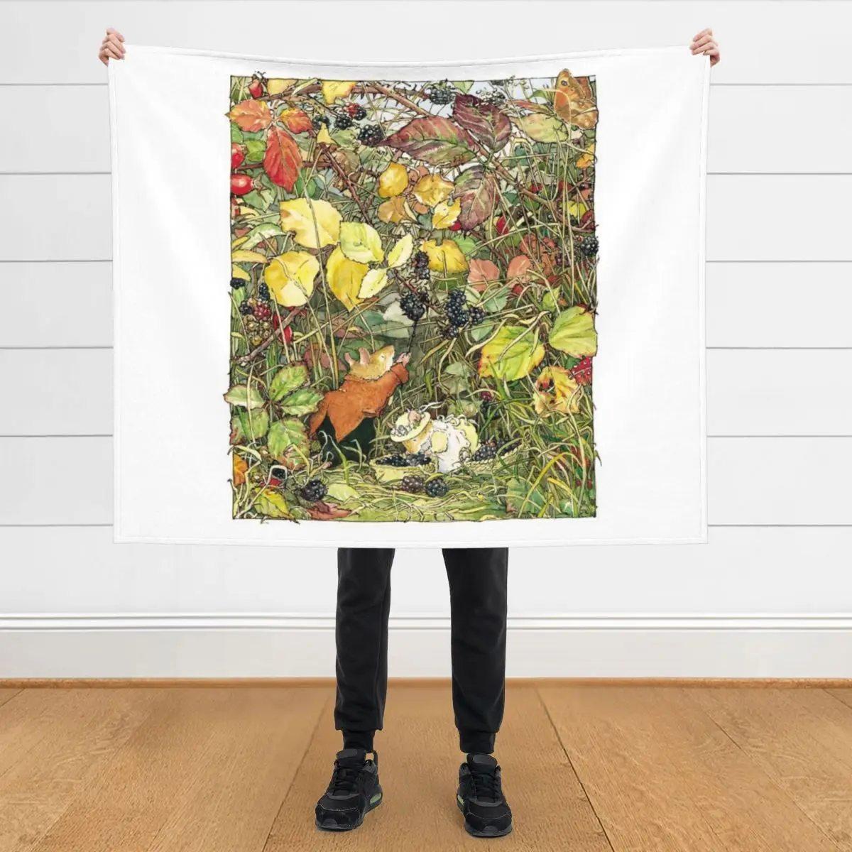 

Blackberry picking Throw Blanket Comforter Camping Luxury St decorative Blankets