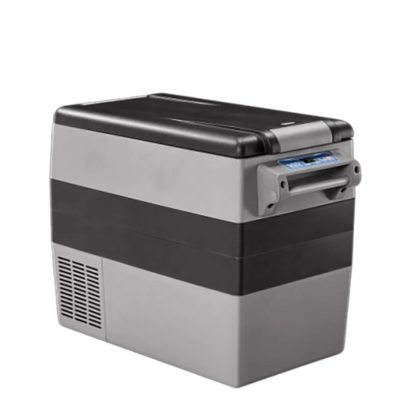 Outdoor 55L Dc 24V Car Portable Fridge Freezer 12V Compressor Camping Car Refrigerator