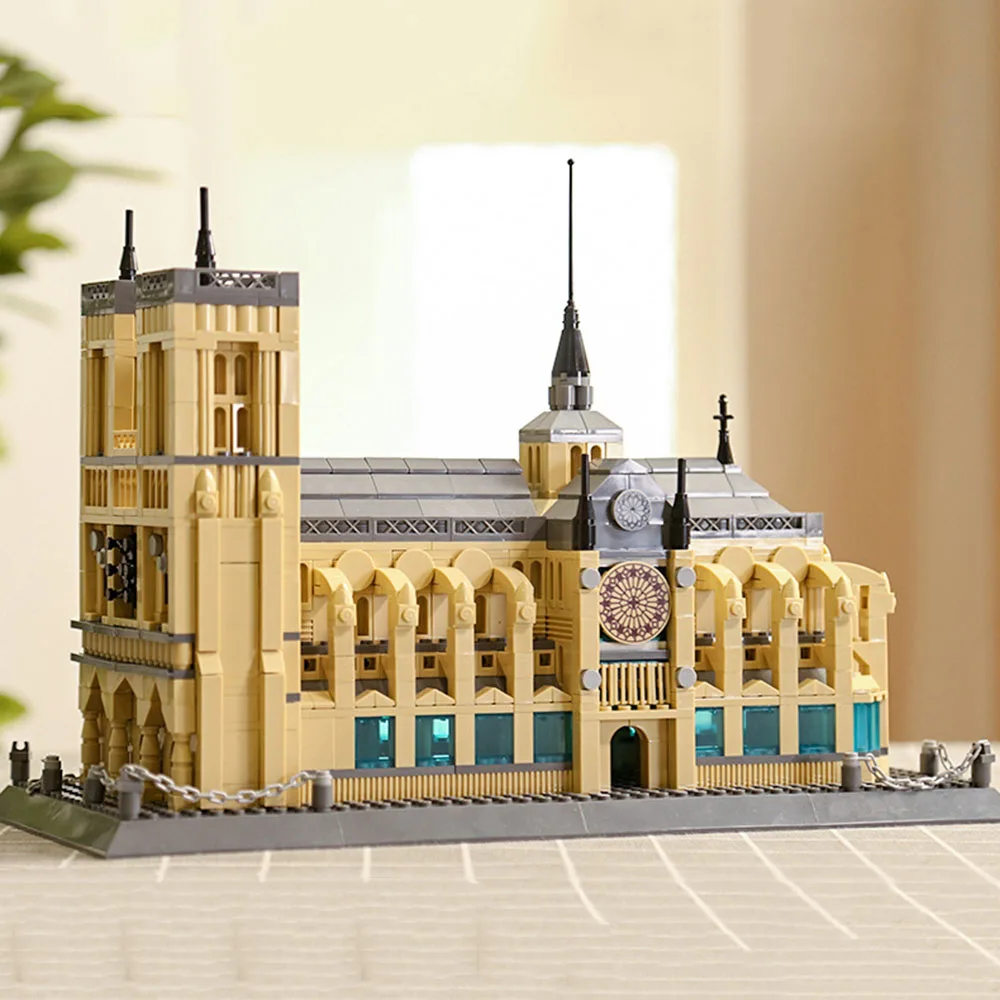 Frankrijk Historische Cultuur Architectuur Creatieve Bouwsteen Notre Dame van Parijs Model Sets Bouw Baksteen Speelgoed Voor Geschenken