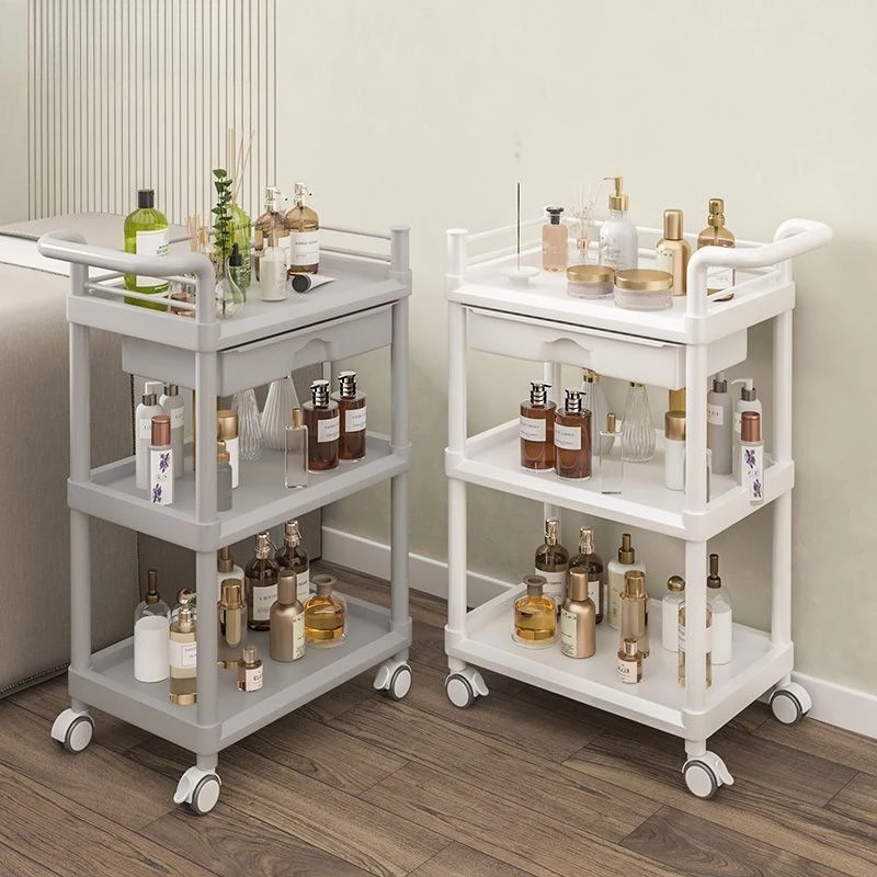 

Mobile Beauty Cart for Hair Salon Spa Nail Studio with Storage Drawers and Rolling Organizer Hair Salon Furniture Salon Trolley