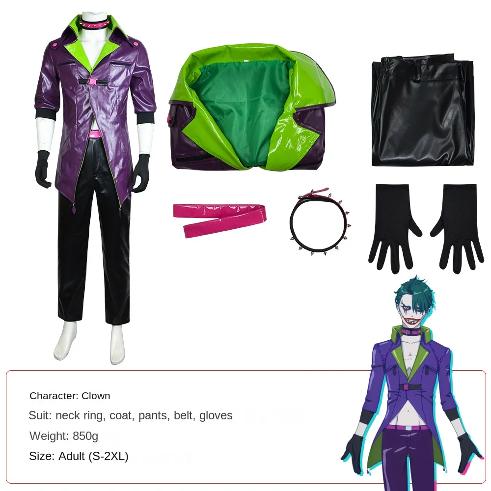 Adult Halloween Book Week Suicide Harley Fancy Cosplay Villain Criminal Costume Squad Quinn Monster Jacket Pants