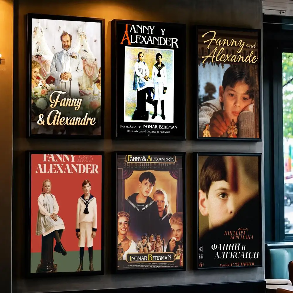 classic movie F-Fanny and Alexander-R Poster Minimalist Wall Sticker for Cafe Office Bar Home Decor and Gift