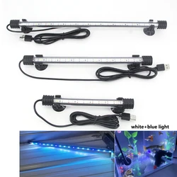 17cm 27cm 37cm USB 5v Submersible blue white LED Aquarium bule Light Fish plant grow light underwater for Tank Lighting Bar lamp