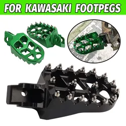 For Kawasaki KX65 KX80 KX85 KX100 KX112 KLX140 KLX140L KLX140G Motorcycle Accessories Footrest Footpegs Foot Pegs Rests Pedals