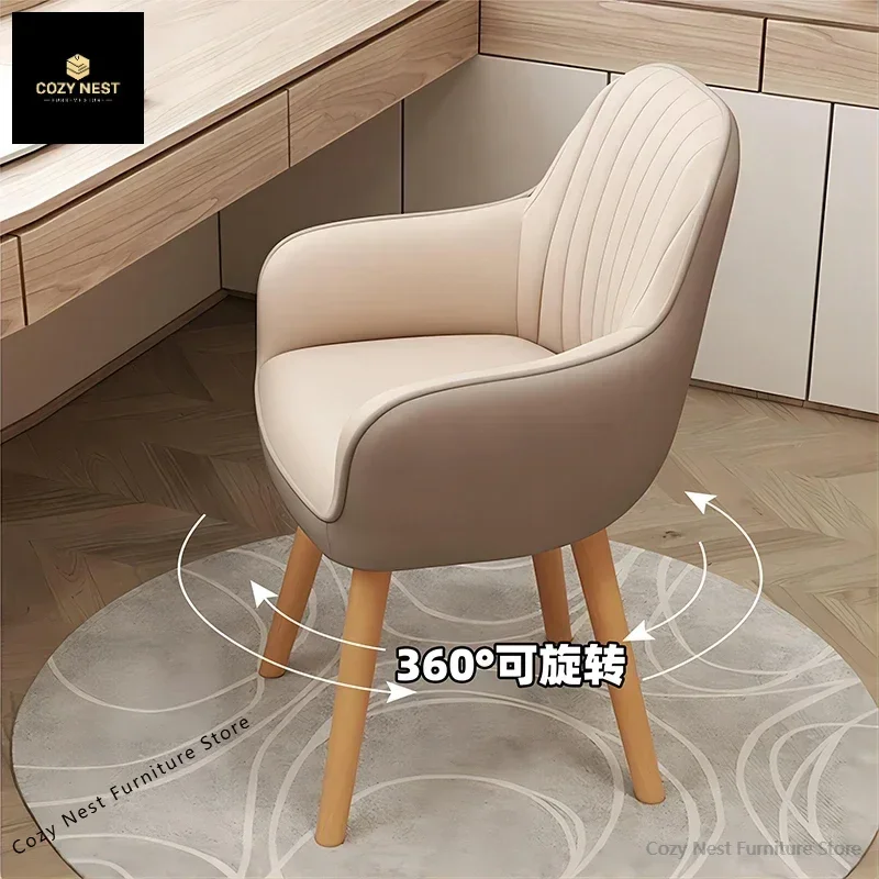 

Computer chair home comfort desk chair writing study chair master bedroom makeup stool comfortable sedentary office seat