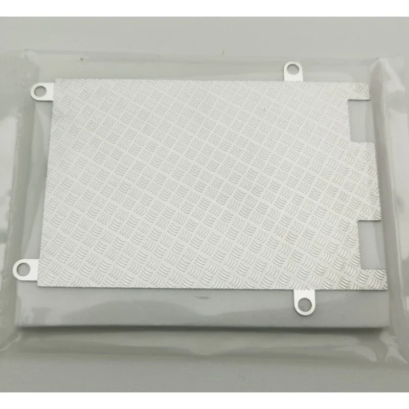 1 Item Simulation Metal Silver Tail Skid Plate for 1/14 Tamiya RC Truck Car King Hauler 56344 56301 Diy Parts Toys