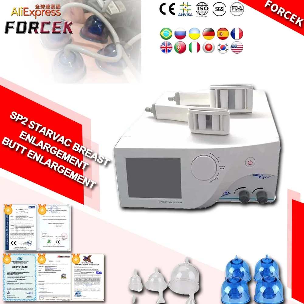 

Newest SP2 Starvac Breast Enlargement Butt Enlargement Weight Loss Massager Machine Vacuum Roller Suction Fat Loss Machine