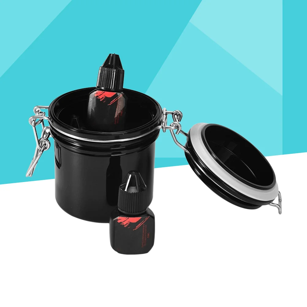 

1Pcs Eyelash Glue Storage Container Heavy Duty Material Waterproof Seal Keeps Fresh Longer Ideal for 3 Bottles Extensions