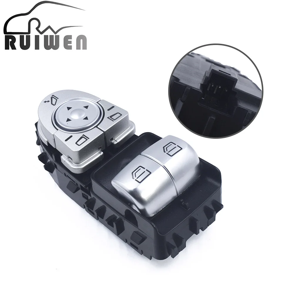 RUIWEN New Window Lifter switch driver's side For Mercedes-Benz C-Class Vito Viano W447 C43 C63 C180 A2059050302 2059057011