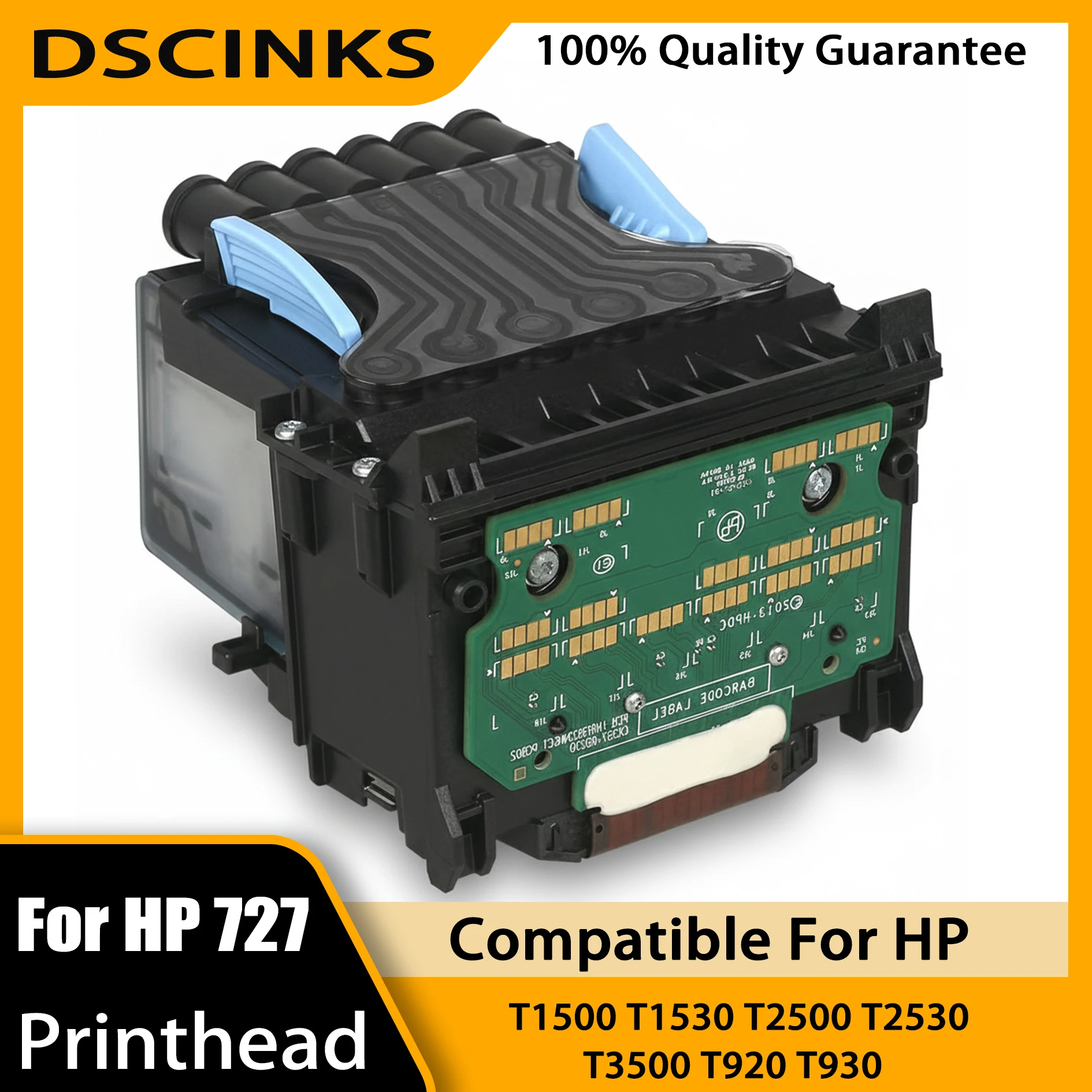 For HP 727 Printhead B3P06A Pinter Head Compatible For HP T1500 T1530 T2500 T2530 T3500 T920 T930 Large Format Plotter Printer
