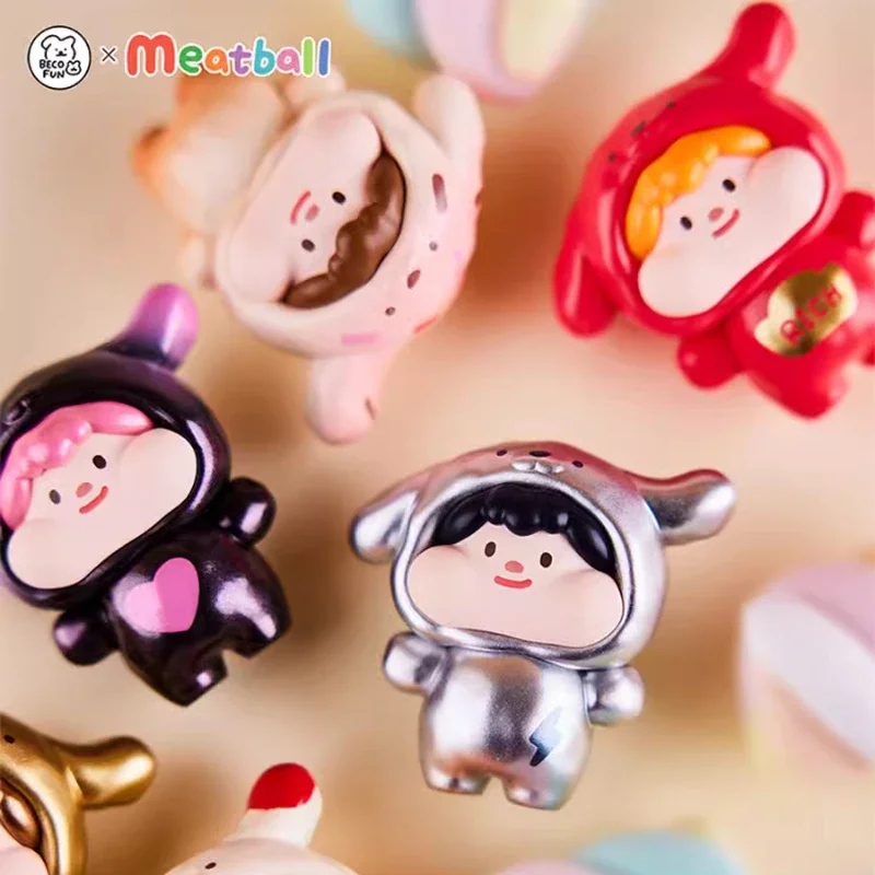 Meatball Marshmallow Puppy Series Mini Doll Blind Box Toys Surprise Bag Cute Anime Figure Desktop Model Girls Gift Collection