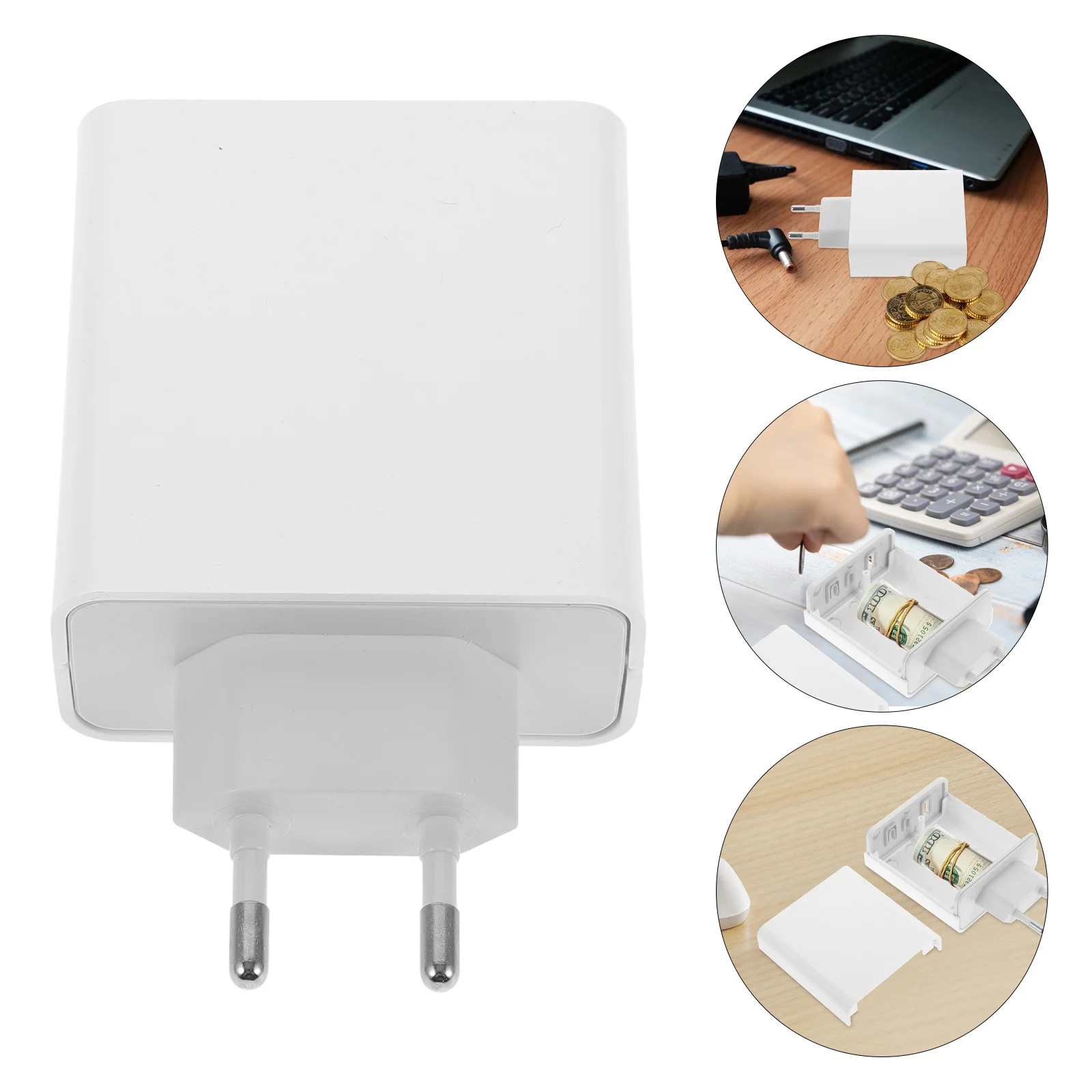 صندوق تخزين مخفي محاكاة المال إخفاء الحاويات حجم L الاتحاد الأوروبي التوصيل نمط المحمولة سر يمكن صندوق تخزين مخفي #1