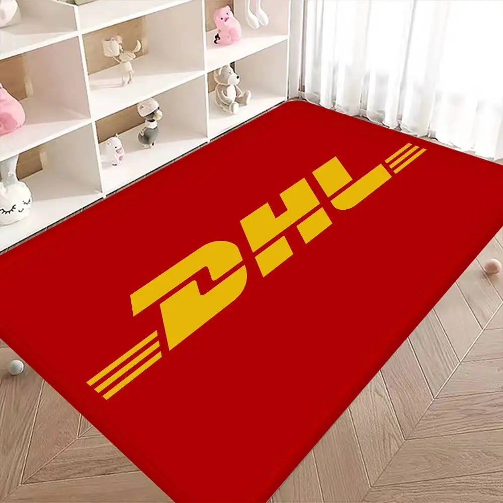 Fashion Logo D-DHL Room Mats Retro Multiple Choice Living Room Kitchen Rug Non-Slip Welcome Rug