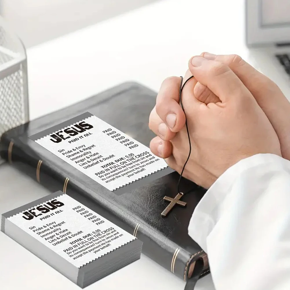 جيب ليتل يسوع الكتاب المقدس المسارات المسيحية ارتداء مقاومة الكتاب المقدس نشرة مسيحية بطاقة بريدية صغيرة للصلاة هدية الكنيسة الإنجليزية #4