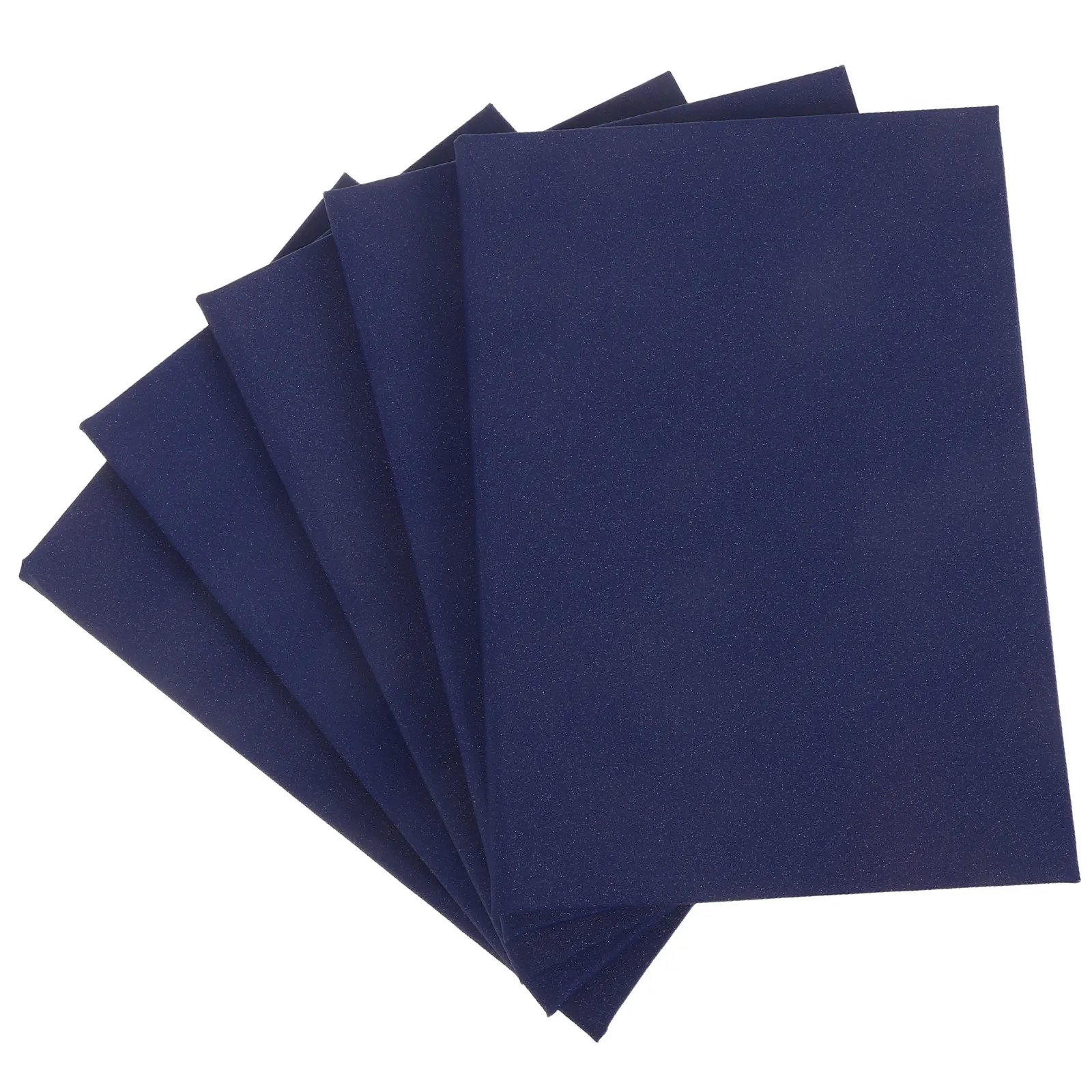 

5Pcs Blank A5 Certificate Holders Solid Color Diploma Covers Blue Paper Award Folder Graduation Ceremony Degree Protector Bulk