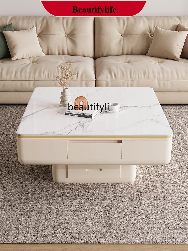 

G1218 Multifunctional lifting coffee table mahjong machine integrated household automatic mahjong table, dual-purpose dining tab