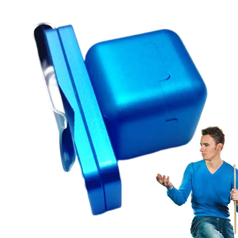 

Billiard Chalk Holder Billiard Cue Chalk Holder Wearproof Portable Compact Magnetic Carrying Case For Casual Enthusiasts Storing
