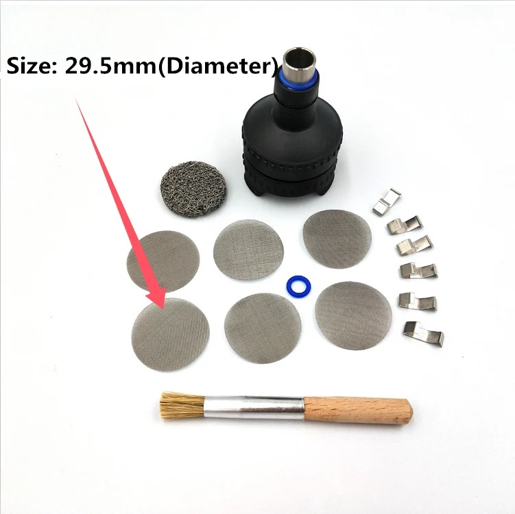 Big Size Volcano Digit Metal Filter Screen Pad for Classic Easy Valve Set Solid Hybrid Valve Filling Head Starter Kit Accessory
