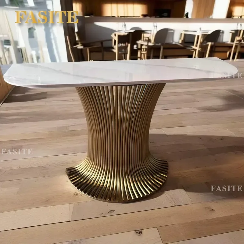 Modern Luxury Diamond Mirrored Console Table with Stainless Steel Marble Top for Living Room Farmhouse Hotel Workshop