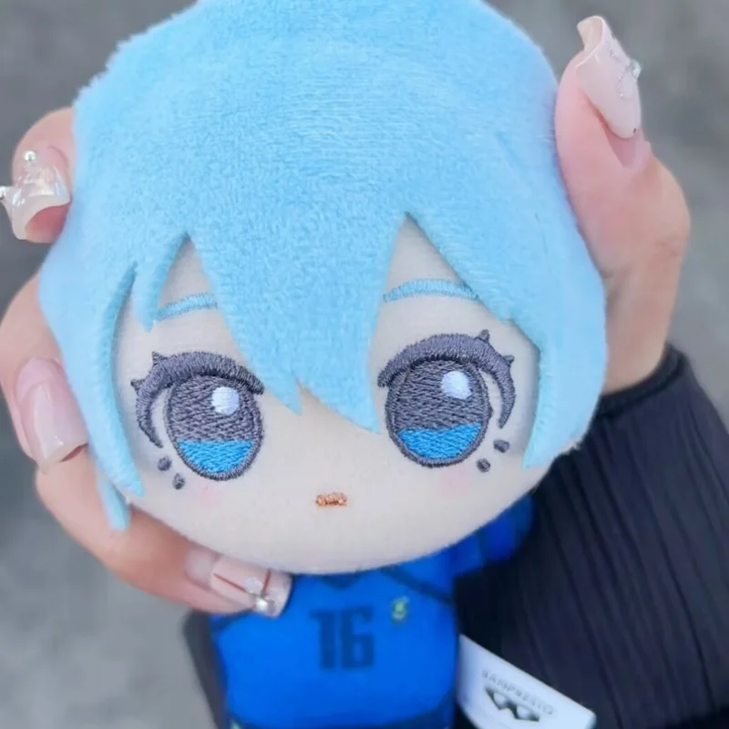 Anime Blue Lock Vol.7 Hiori You Isagi Yoichi Cosplay Plush Doll Fluffy Maumet Pendant Puppet Keychain Keyring Charm Gifts