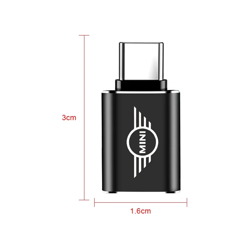 Car Usb Type C Cable Converter Charging Adapter for BMW MINI Cooper One JCW Clubman Countryman R55 R56 F55 F56 R57 R58 R59 R60