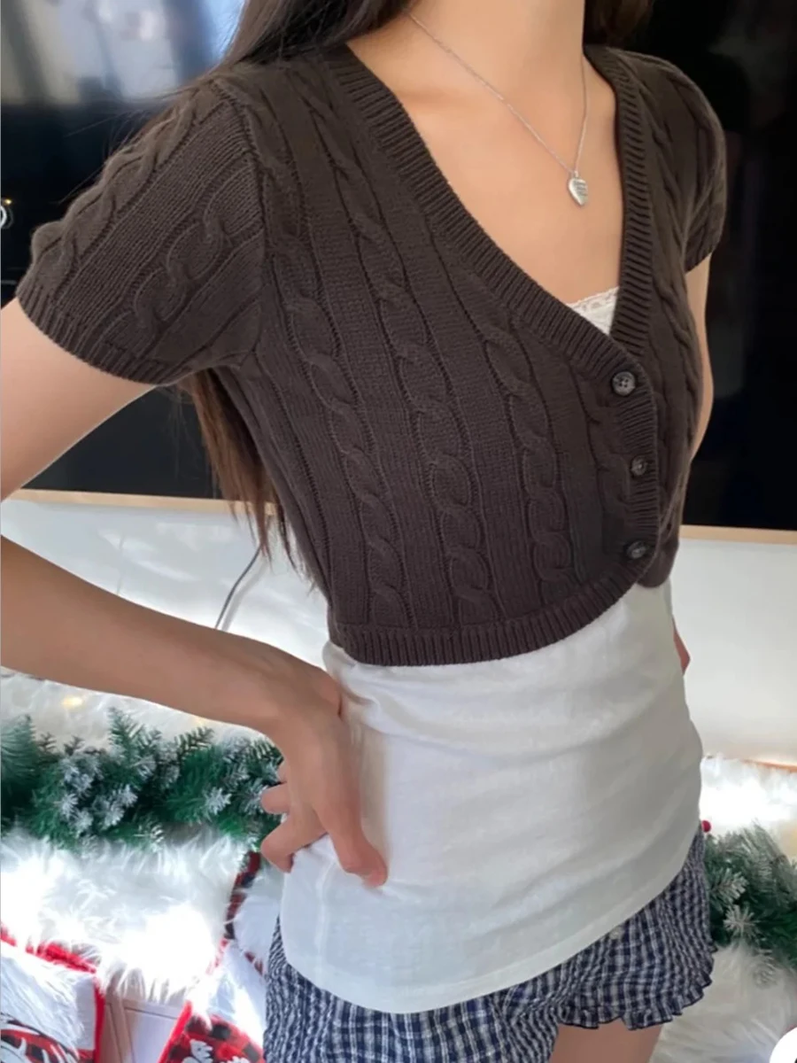 Thumbnail 2 - #24 New Cropped Knit Sweaters Arrivals