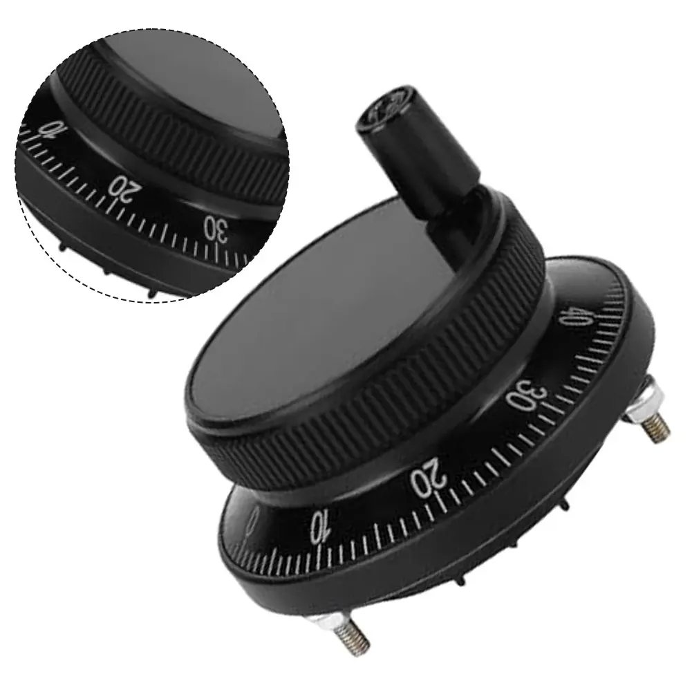 5V 60mm 6 Terminals Handwheel CNC Pulser Manual Pulse Generator Hand Wheel CNC Machine Rotary Encoder