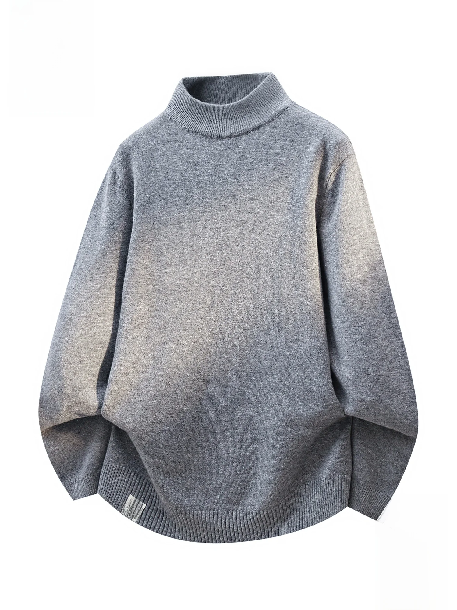 

Мужской вязаный свитер Paul Frank с высоким воротником, повседневный, теплый, эластичный, осенне-зимний, модный, универсальный трикотажный топ