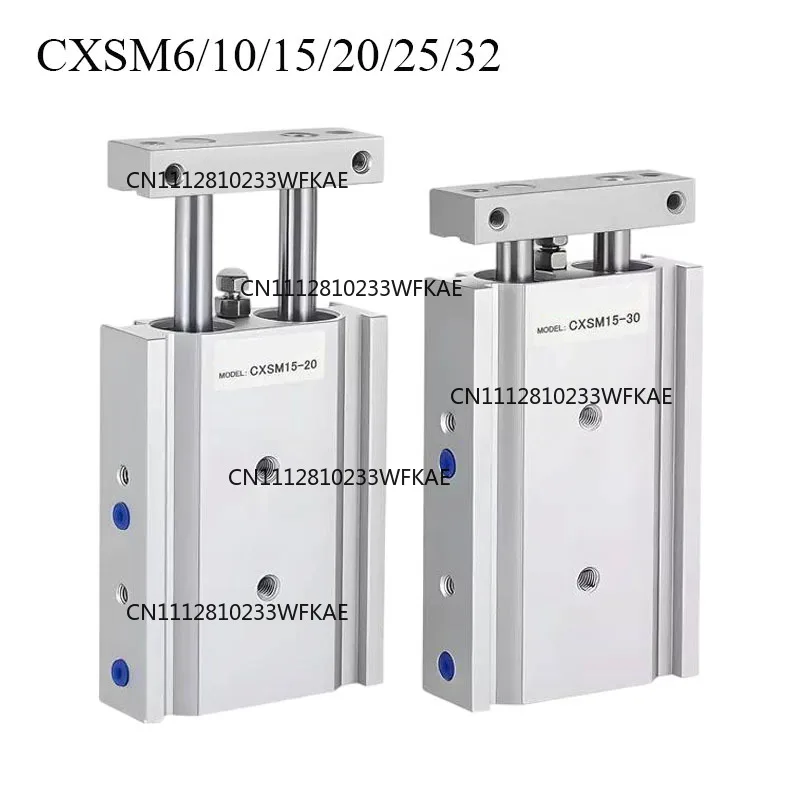 For CXSM Double Axis Dual Rod Cylinder CXSM6 CXSM10 CXSM15 CXSM20 CXSM25 CXSM32 Pneumatic Cylinder Piston
