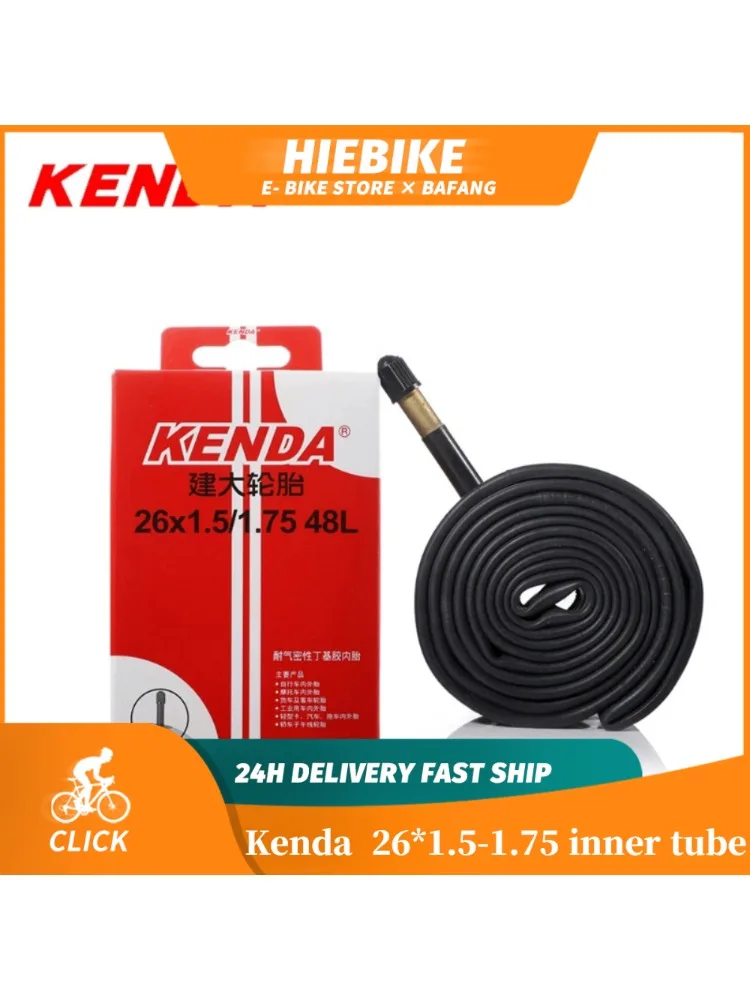 AliExpress NONE KENDA 26 Camera 26x1.5-1.75 Inner Tube Schrader Presta Bicycle Inner Tube 26 Mountain Bike Tubes Tire Chambre Air 170g