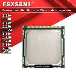 I3-530 I3-540 I3-550 I5-650 I5-655K I5-660 I5-750 I5-760 I7-860 I7-870 I7-880 CPU