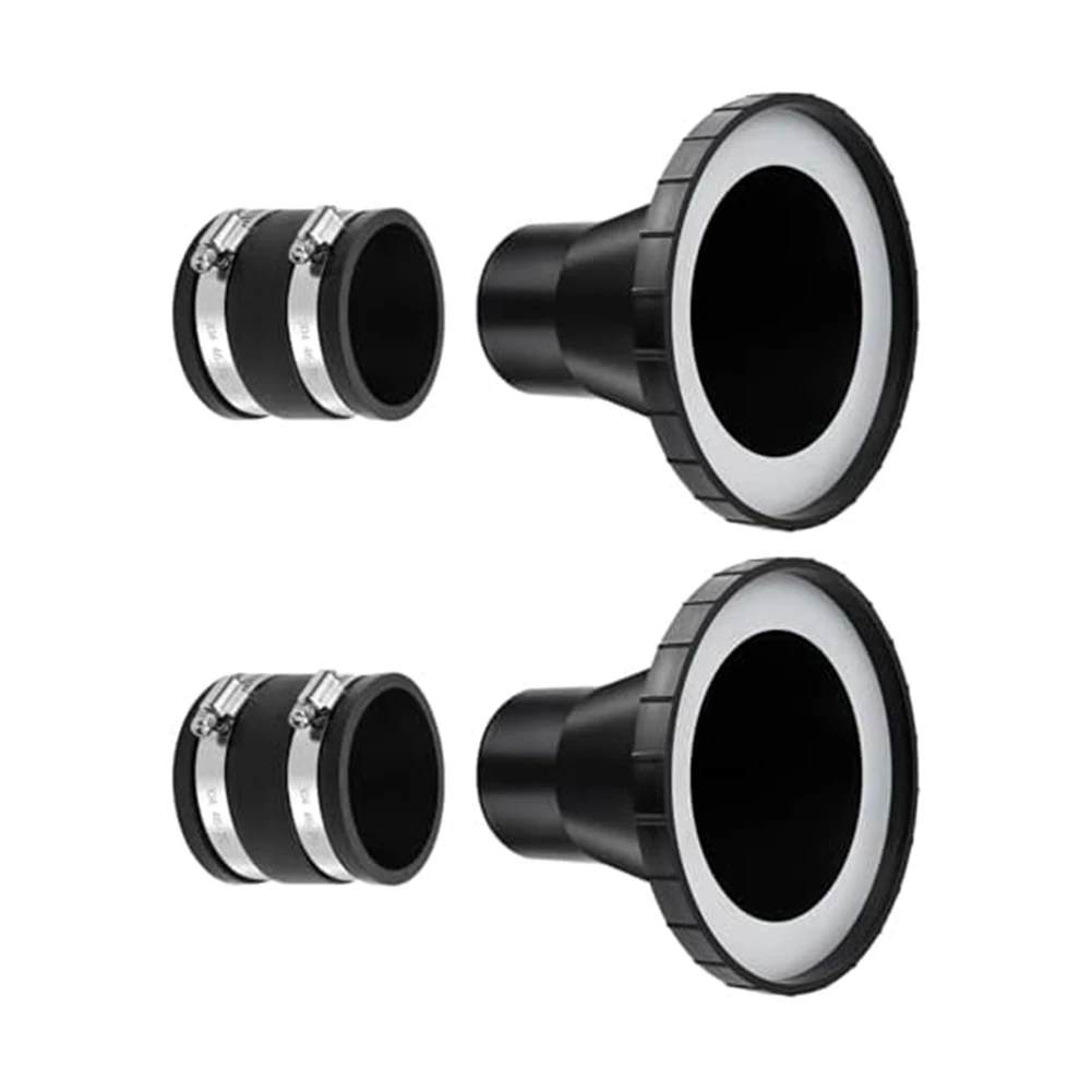 Magnetic Dust Collection Fittings for 2 in and 12 in Hoses Designed for Woodworking Machinery and Dust Extraction Systems