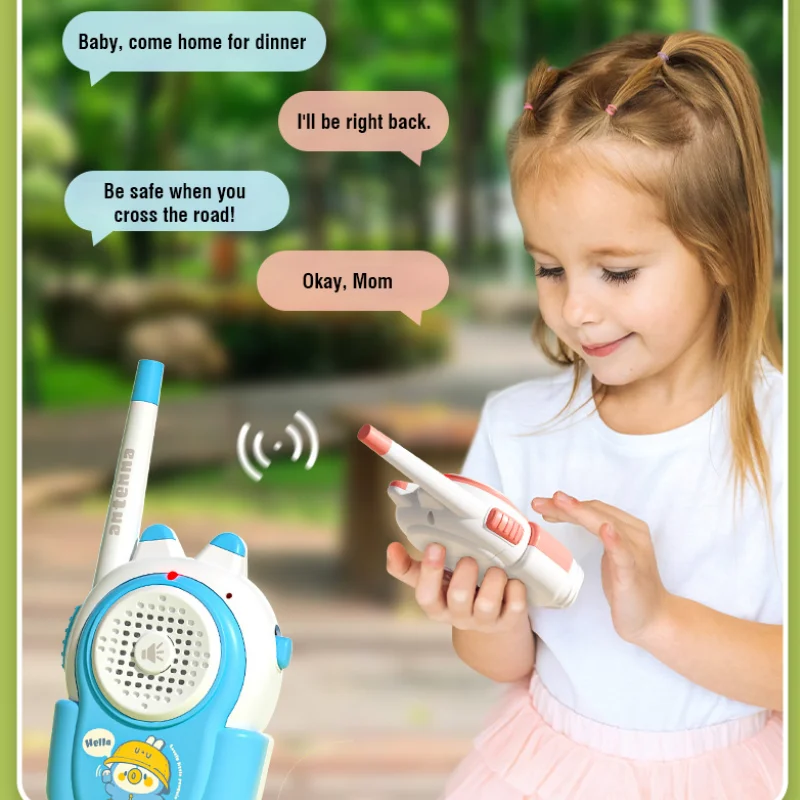 1 Pair Children's Walkie-talkies Wireless Pagers Remote Intercom Outdoor Kids Toys Parent-child Interaction Education Game Toy