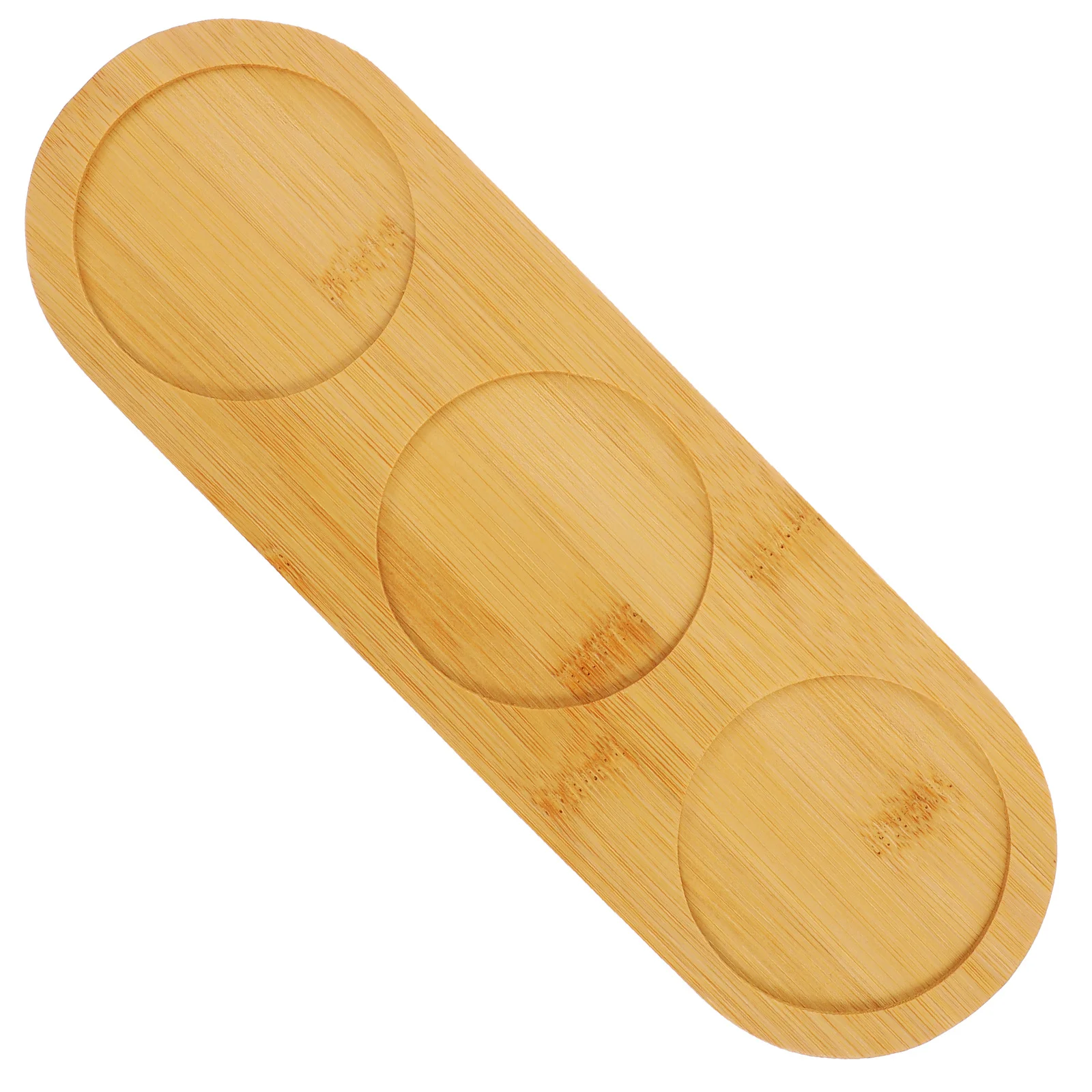 3-فتحة الخيزران البيرة الطيران مجلس حامل مشروبات كأس للنبيذ صينية تذوق لوحة تقديم للاستخدام المنزلي مطعم الحفلات #6