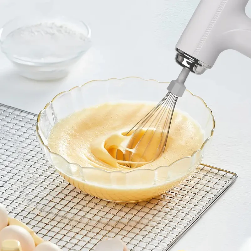 Electric milk frother, 3-speed rechargeable, electric milk and coffee mixer, egg beater, cream mixer, kitchen electric mixer