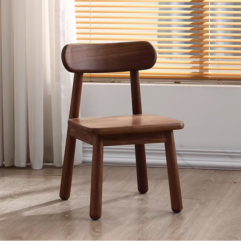 

American Solid Wood Chair Modern Designer High Quality Aesthetics Chairs Comfortable Clear Lounge Muebles Entrance Furniture