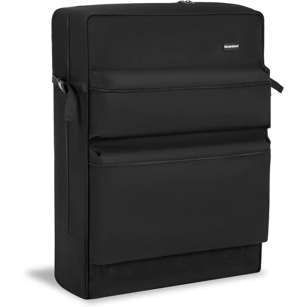 

Portable Massage Table Carry Case with Storage Pockets, 28W x 8D x 35.5H