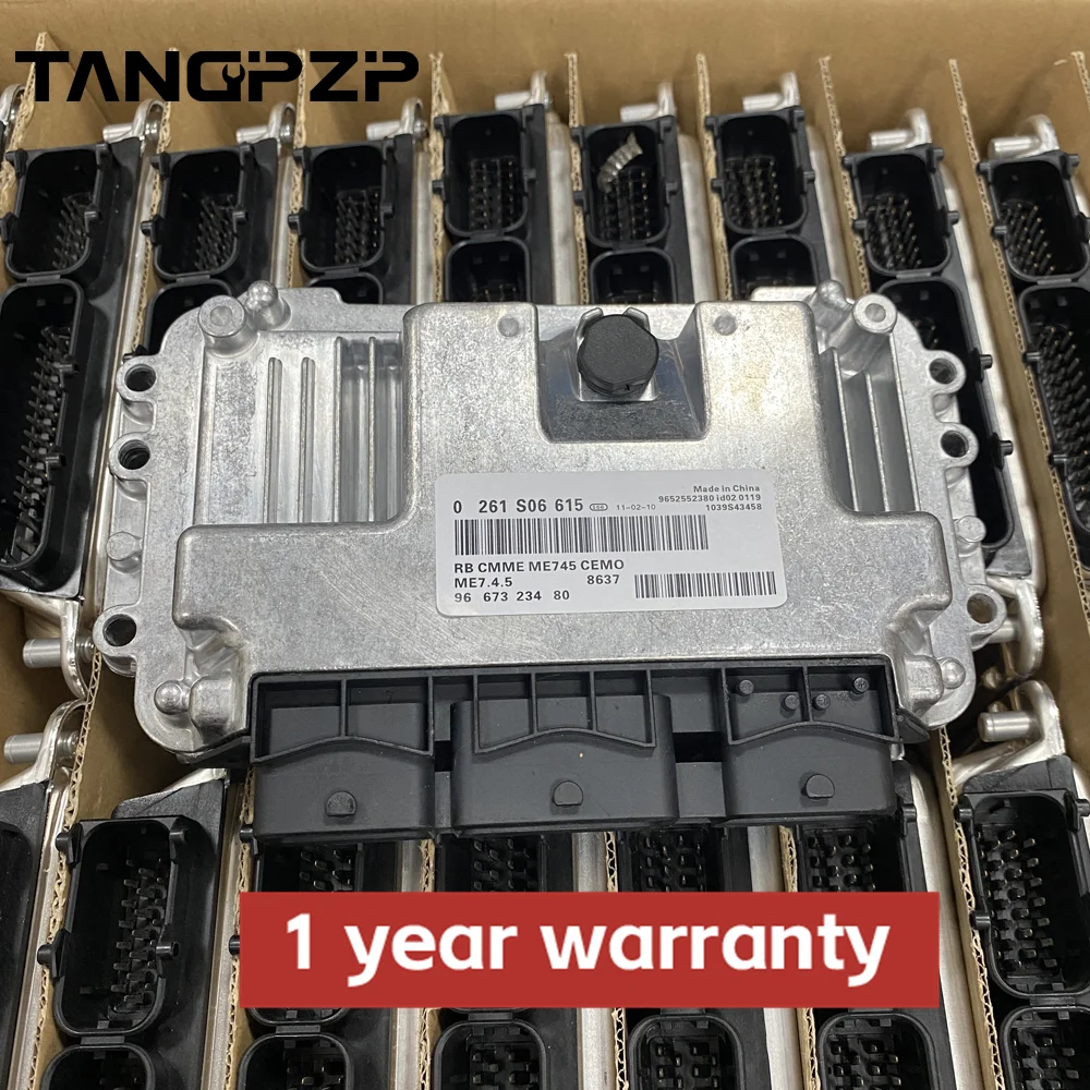 

9667323480 0261S06615 0261208945 ME7.4.5 ECM Engine Computer Control Module for Peugeot 301 206 207 307 308 408 Elyess ECU