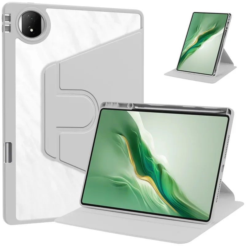 For Honor Magic Pad 2 Tablet Case 360 Rotating Acrylic Back Flip Stand Cover For Honor Magicpad 2 12.3 Case with Pencil Holder