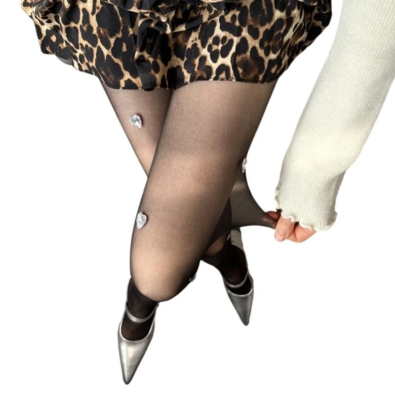 

Y5GC Women's Sheer Tights High Waist Pantyhose Summer Thin Long Tube Stockings Hosier