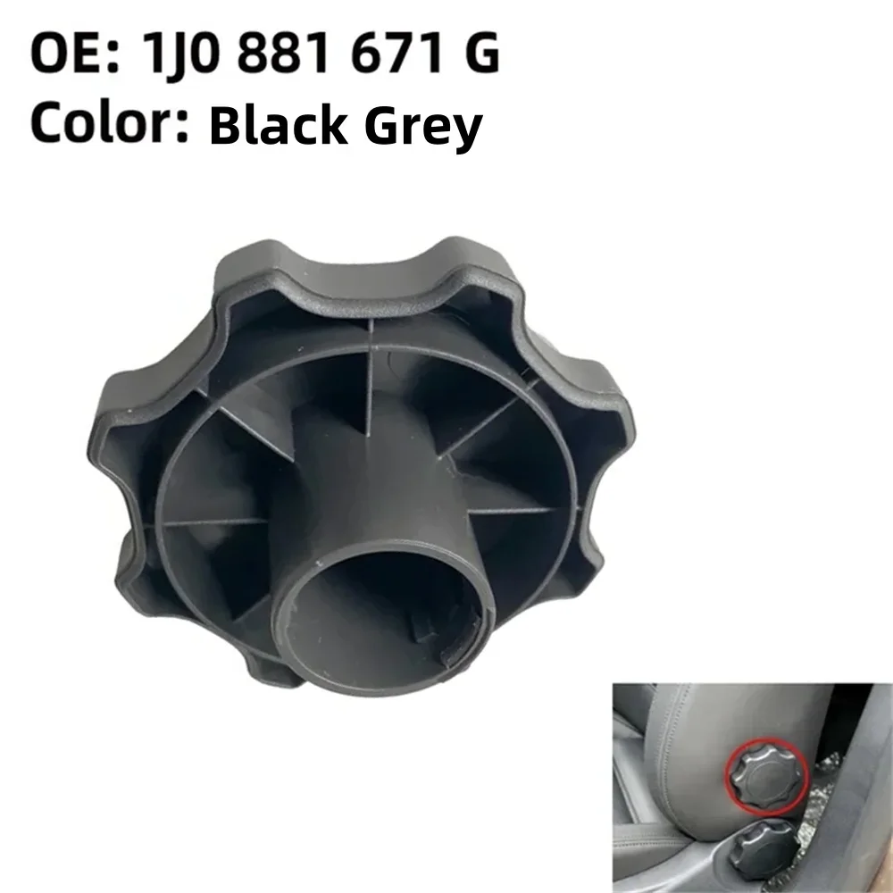 1pc Seat Adjustment Knob Cover Handle 1J0881671G 1J0881671F For VW Golf 4 5 Passat B5 B6 Polo 4 9N Jetta A4 Bora Lupo Beetle Fox